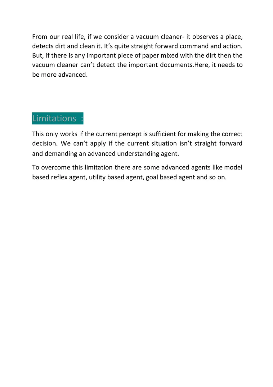 Simple Reflex Agent - Page 5