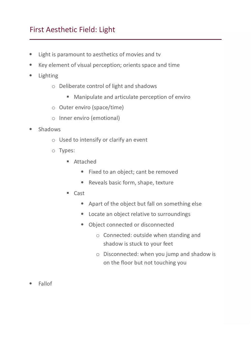 First Aesthetic Field - Light - Page 1