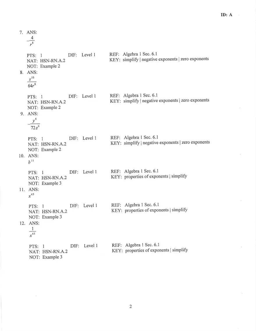 Study Guide With Answers - Page 8
