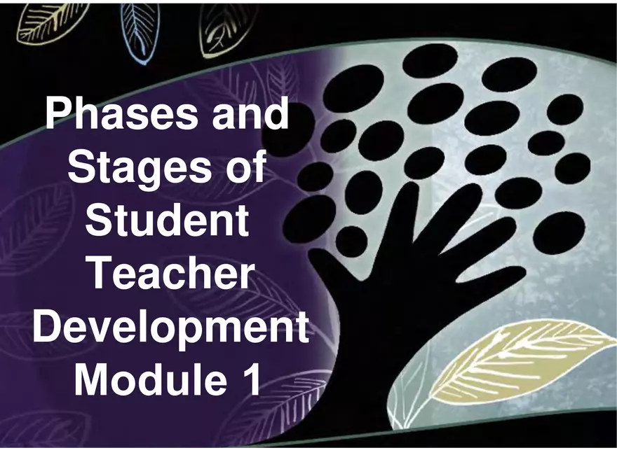 Student Teacher Development - Page 1