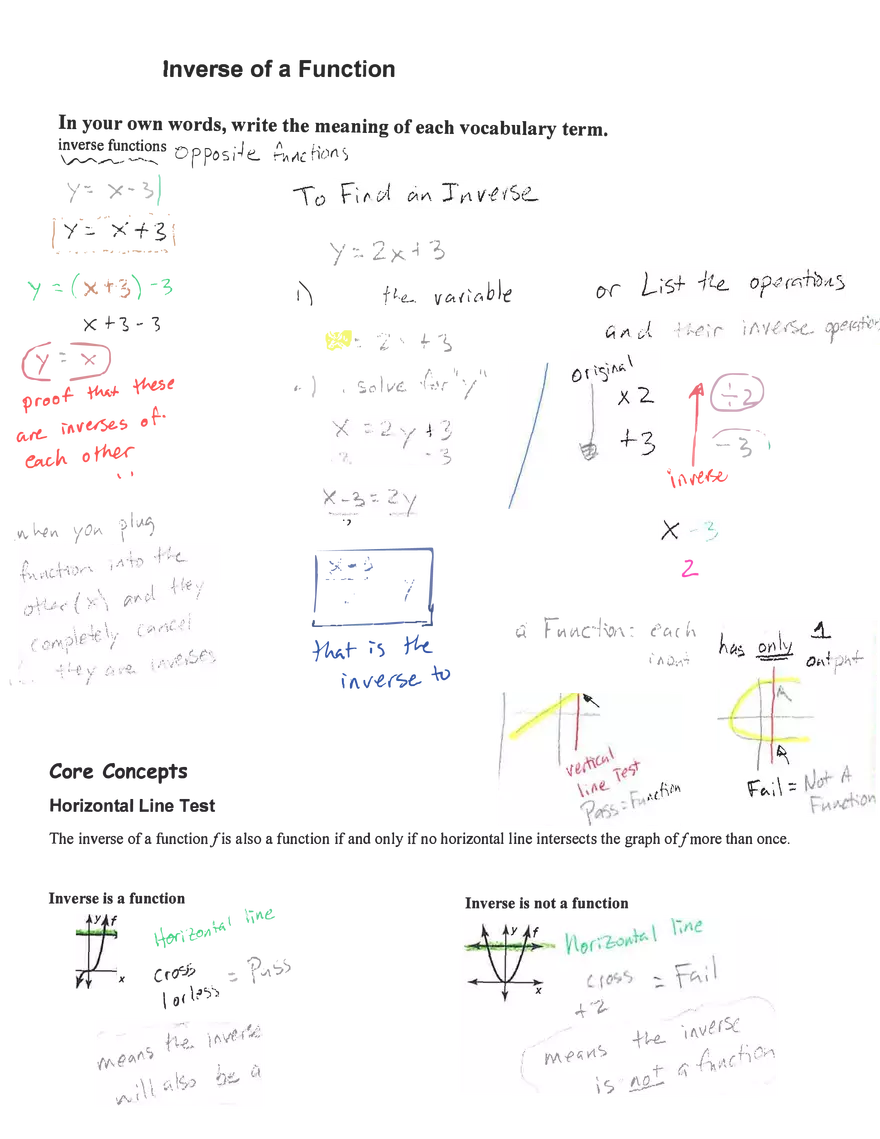 lnverse of а Function - Page 1