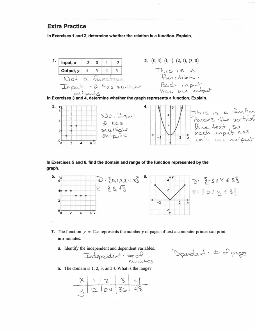Using lntercepts to Graph Equations - Page 1