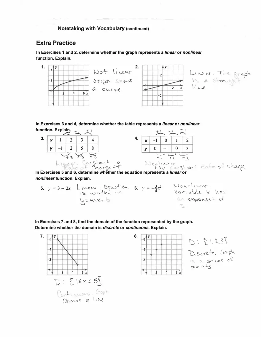 Using lntercepts to Graph Equations - Page 2