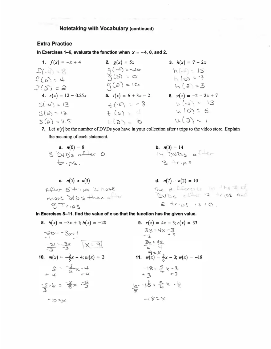 Using lntercepts to Graph Equations - Page 3