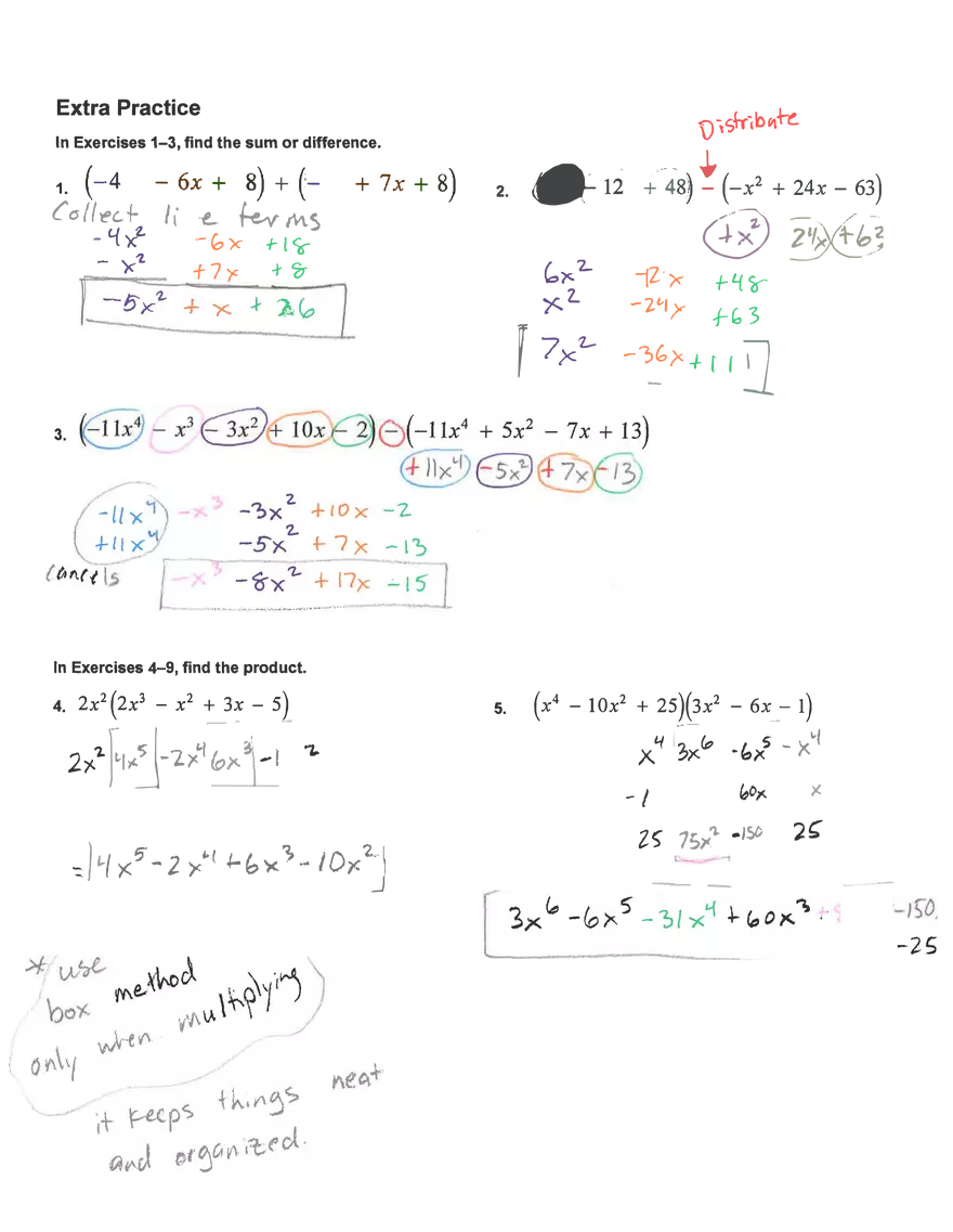 Pascal's Triangle to expand the binomial - Page 1