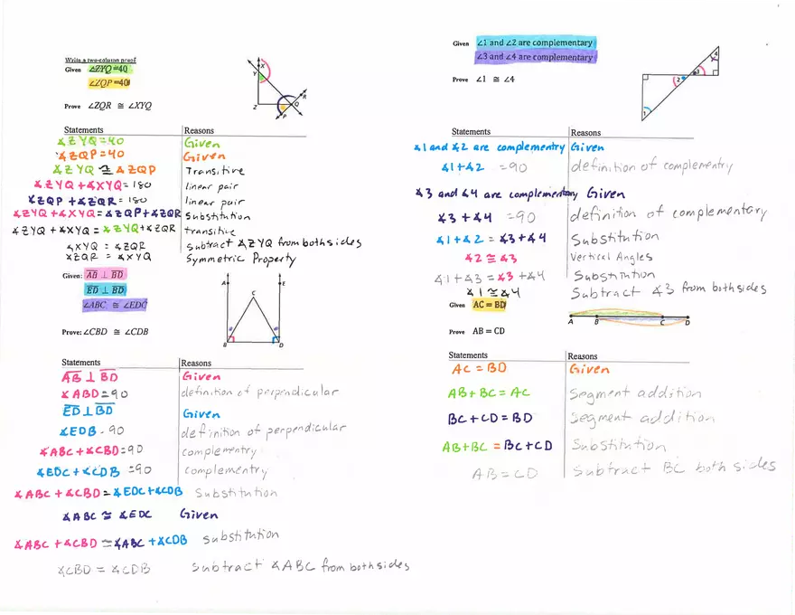 Chapter 2 Proofs В of Geometry - Page 1