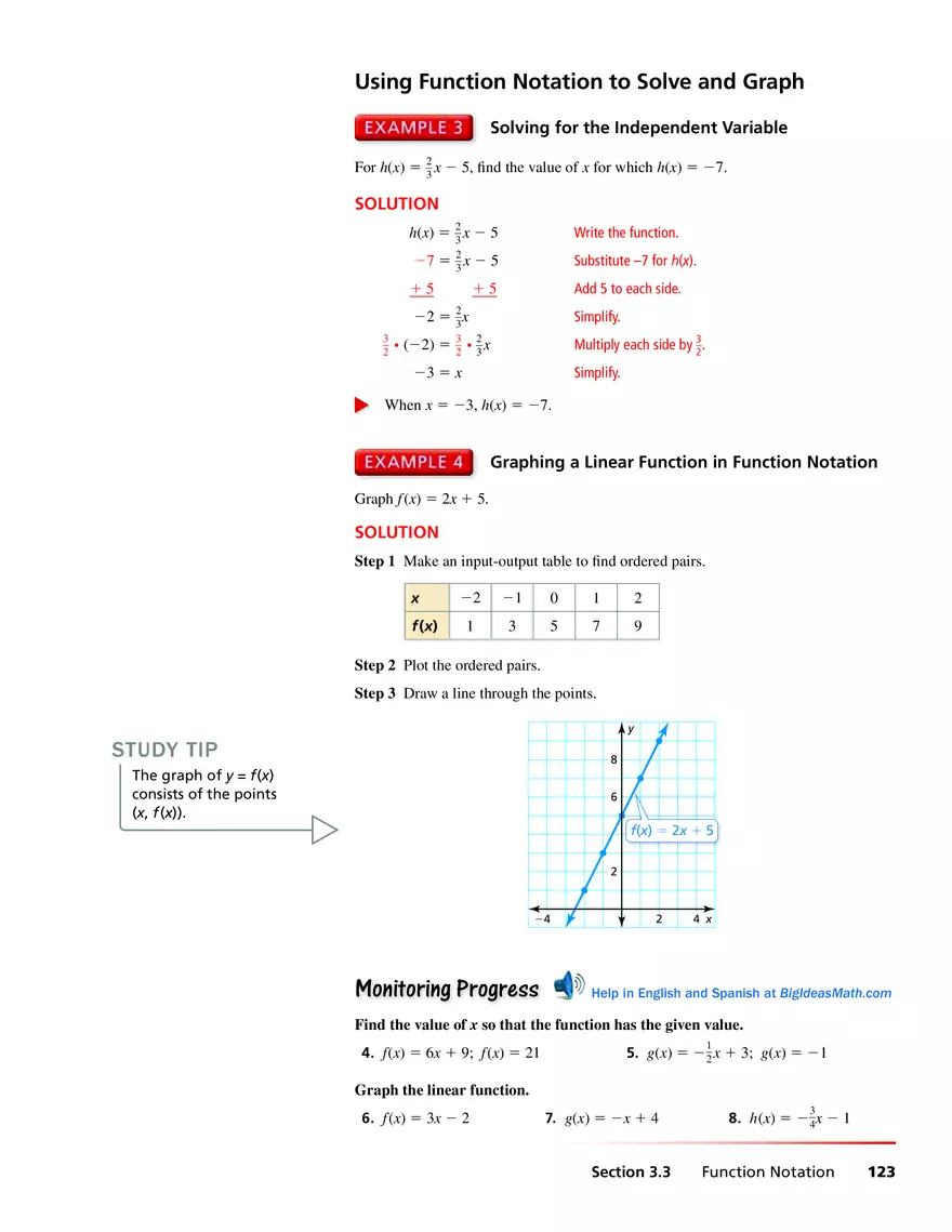 Matching Functions with Their Graphs - Page 3
