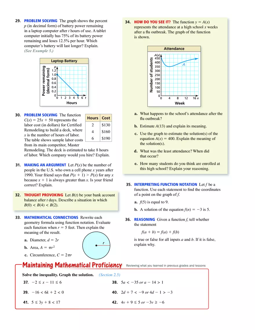 Matching Functions with Their Graphs - Page 6