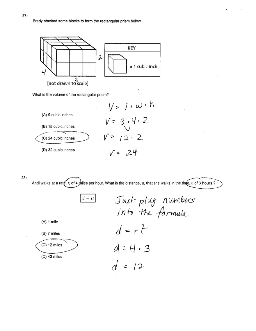 Practice Questions for the State Test of Geometry - Page 12