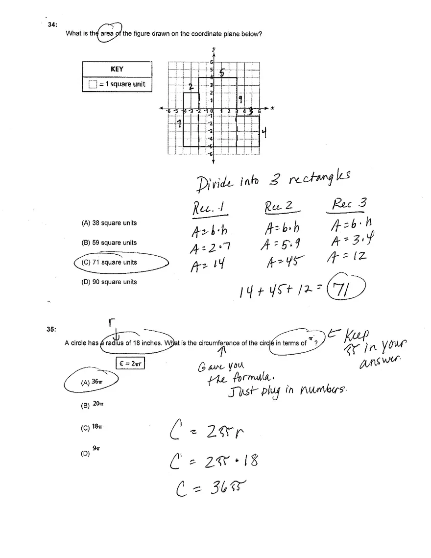 Practice Questions for the State Test of Geometry - Page 18