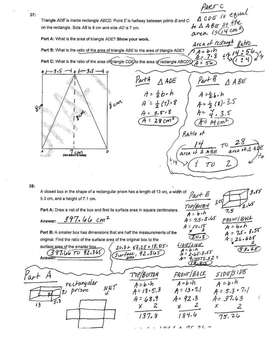 Practice Questions for the State Test of Geometry - Page 20