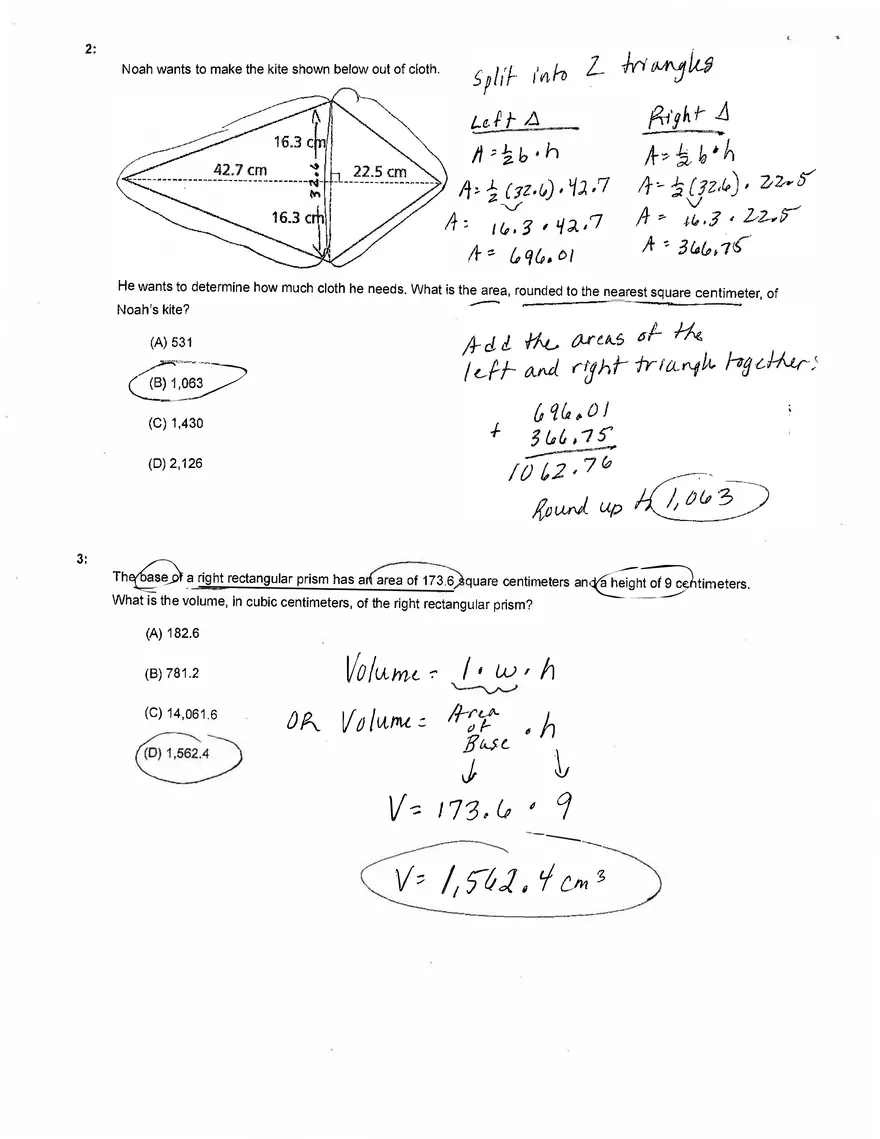 Practice Questions for the State Test of Geometry - Page 2