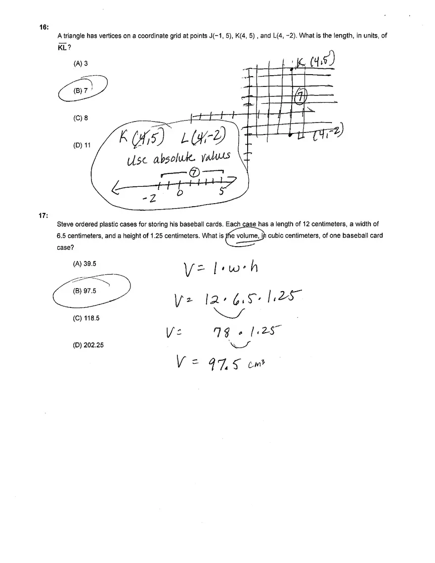 Practice Questions for the State Test of Geometry - Page 4