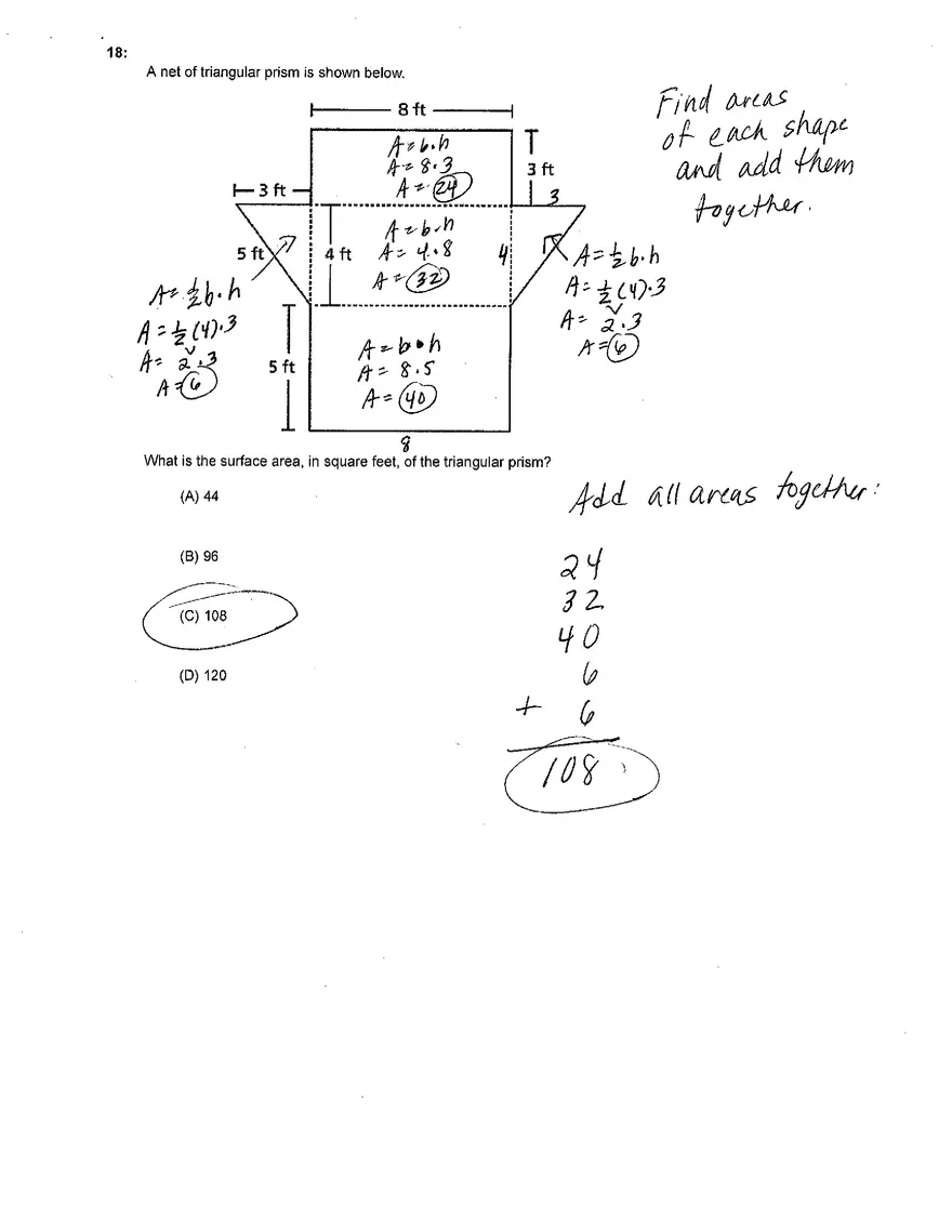 Practice Questions for the State Test of Geometry - Page 5