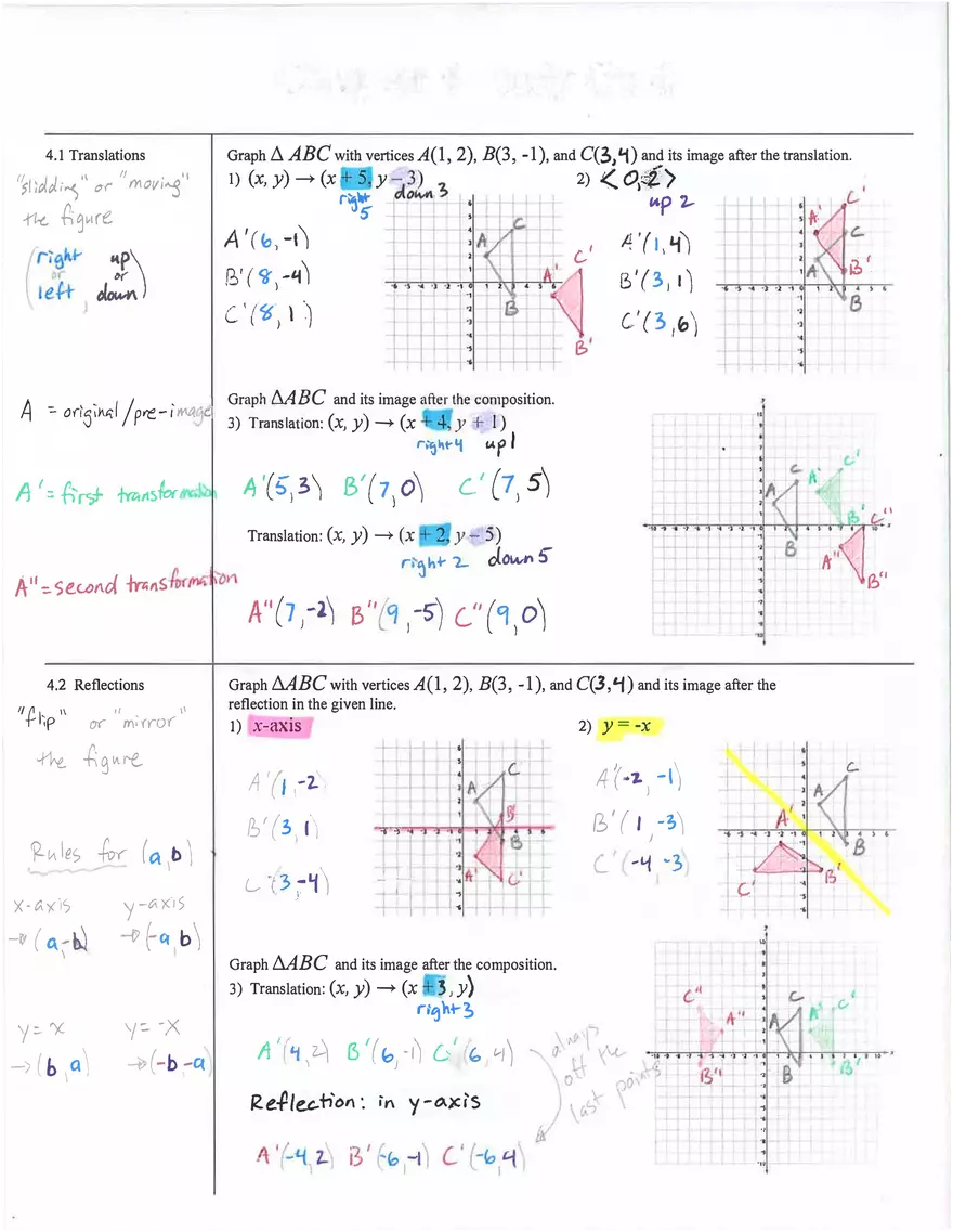 Chapter 4 Study Geometry Guide - Page 2