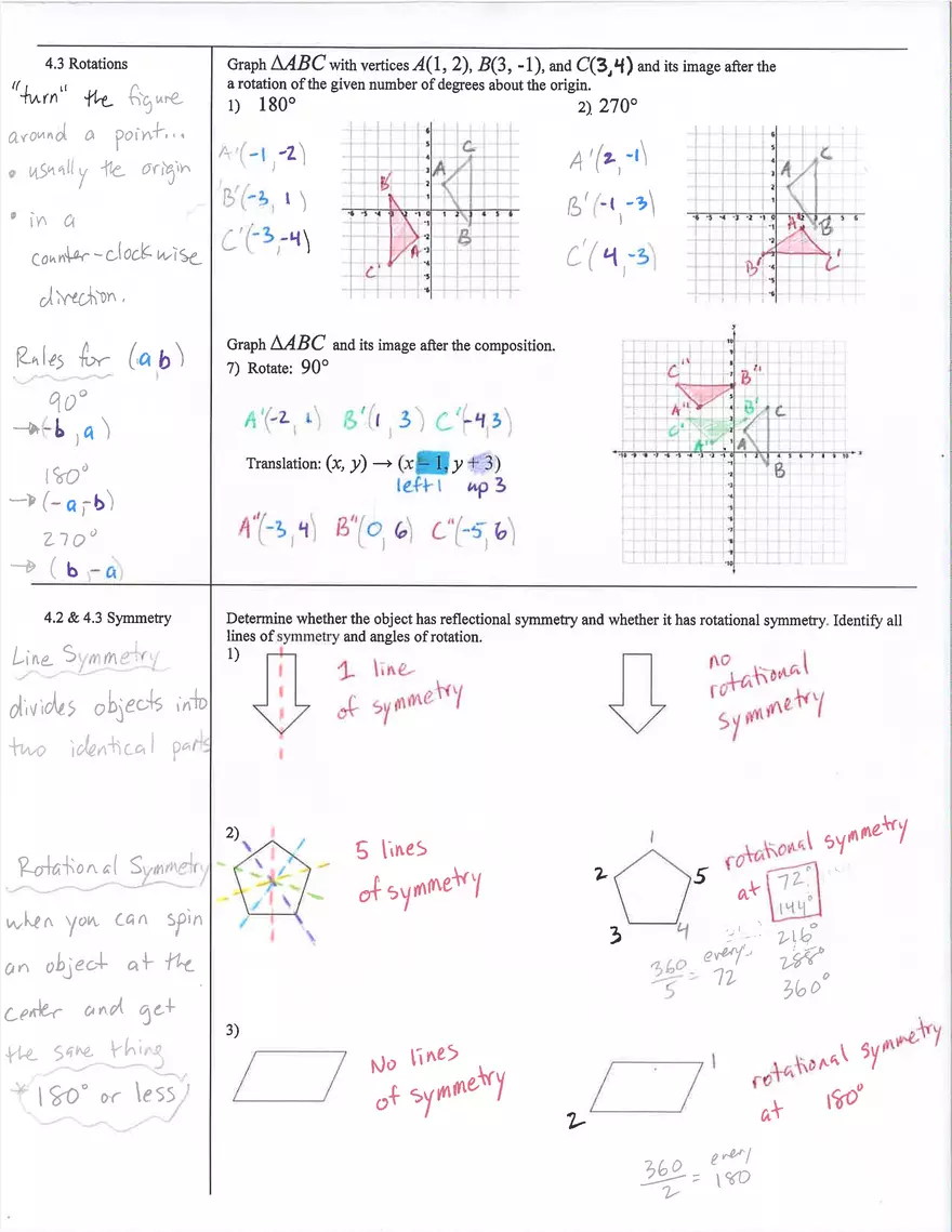 Chapter 4 Study Geometry Guide - Page 3