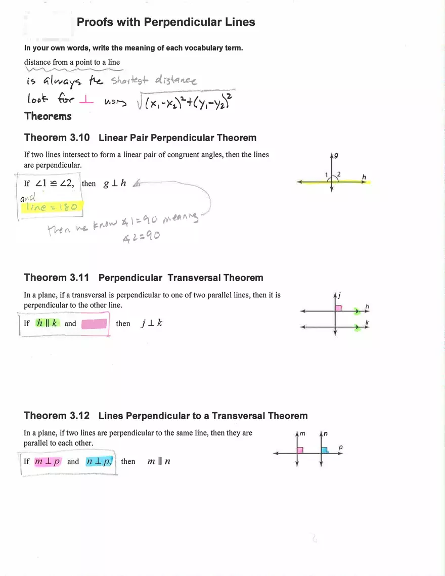 Proofs with Parallel Lines - Page 3
