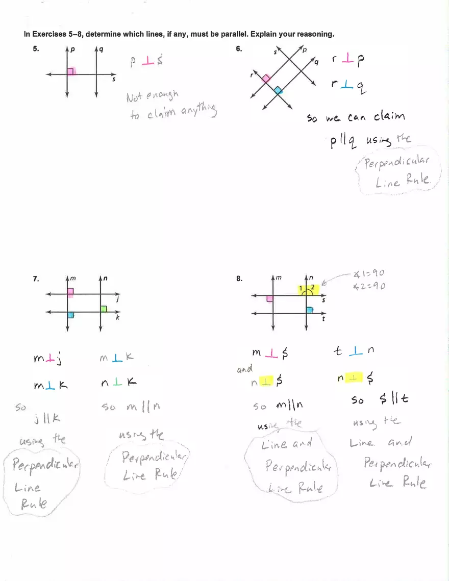 Proofs with Parallel Lines - Page 5