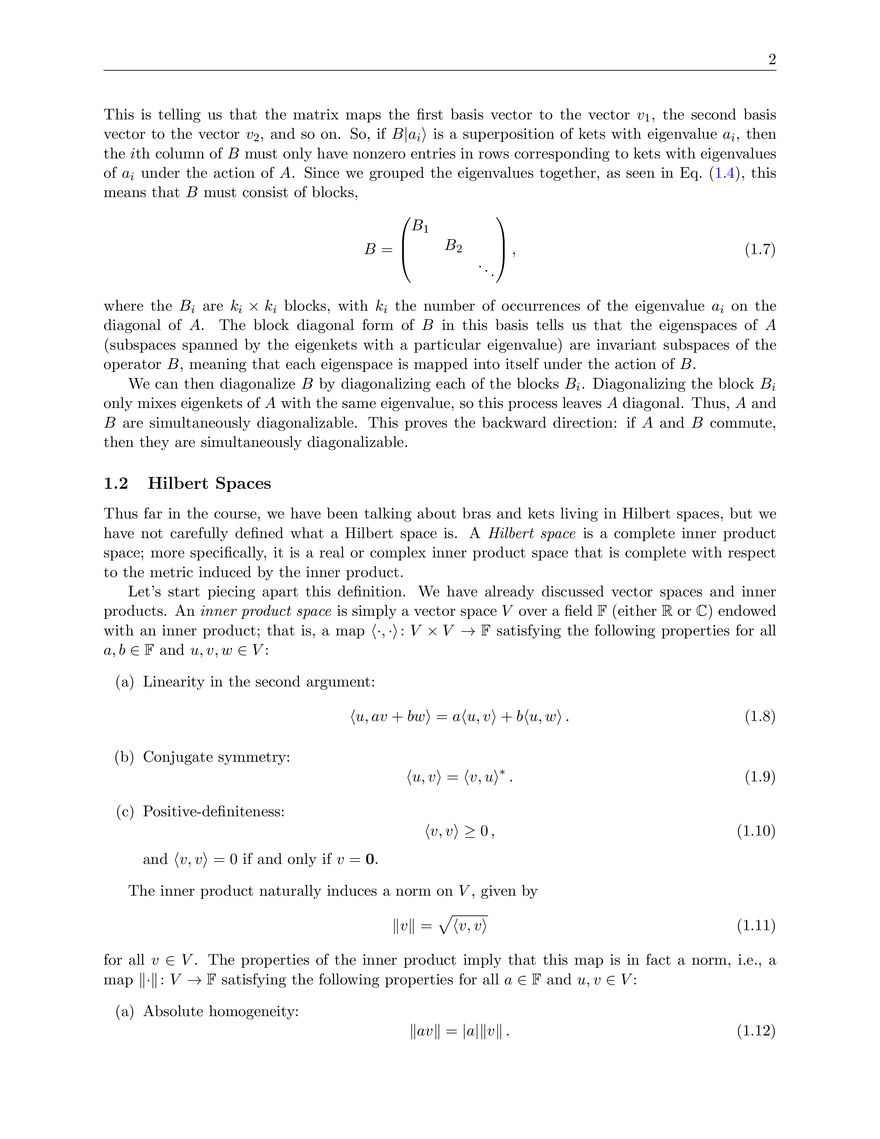 Quantum Theory I, Recitation 1 - Page 2