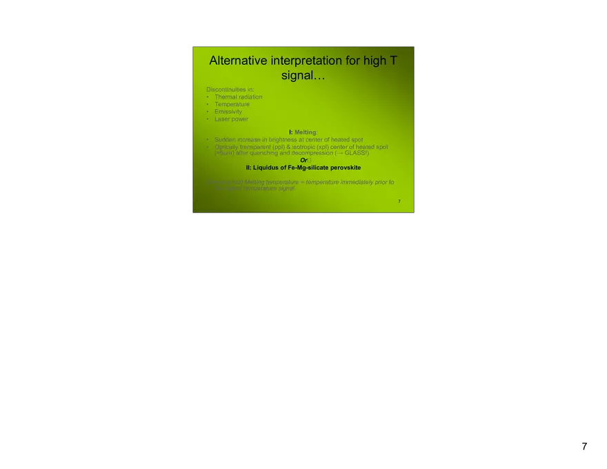 Melting of Iron-Magnesium-Silicate Perovskite - Page 9