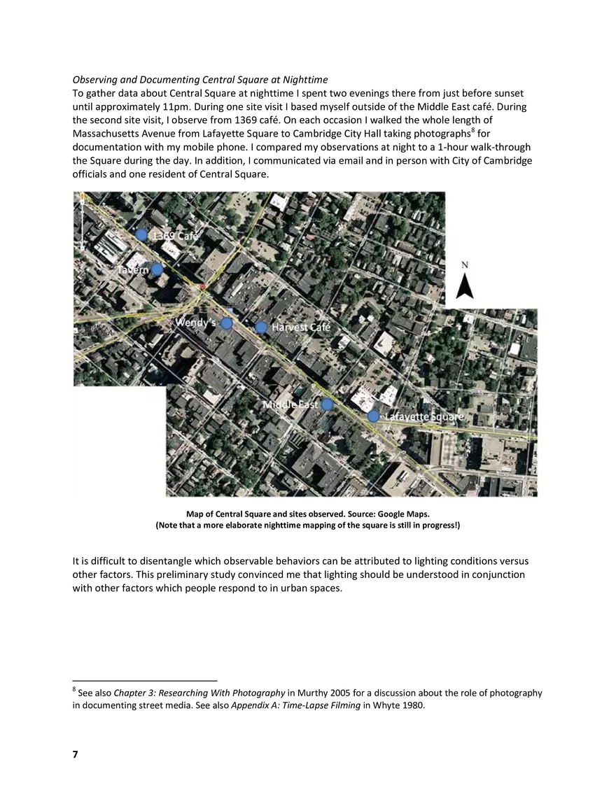 Alternative Narratives of Nighttime and Illumination: An Exploration of Central Square in Cambridge, MA - Page 13