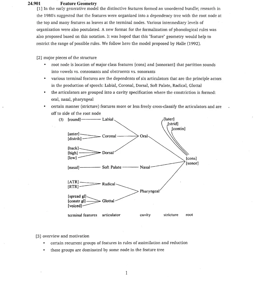 Feature Geometry - Page 1
