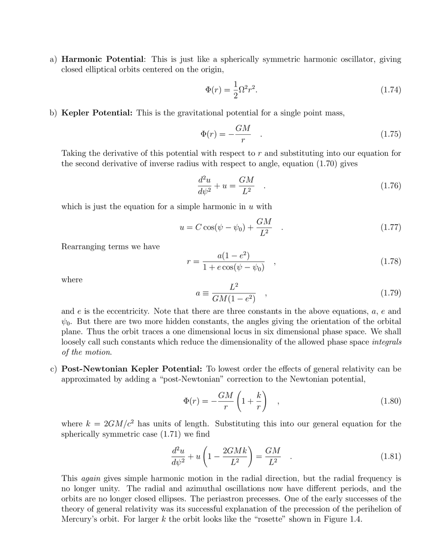 Orbits in Spherical Potentials - Page 3