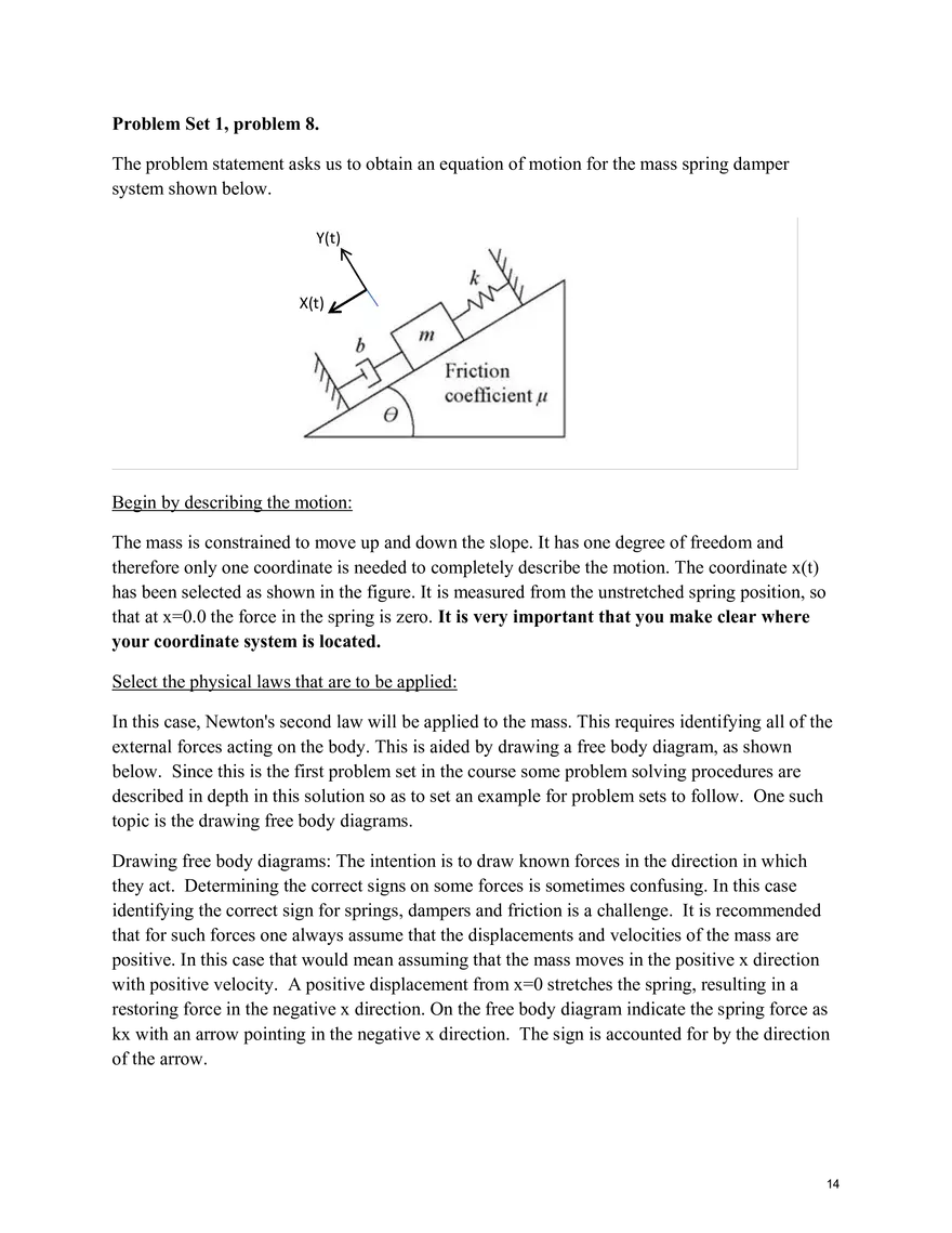 2.003SC Engineering Dynamics, Problem Set 1 Solutions - Page 6