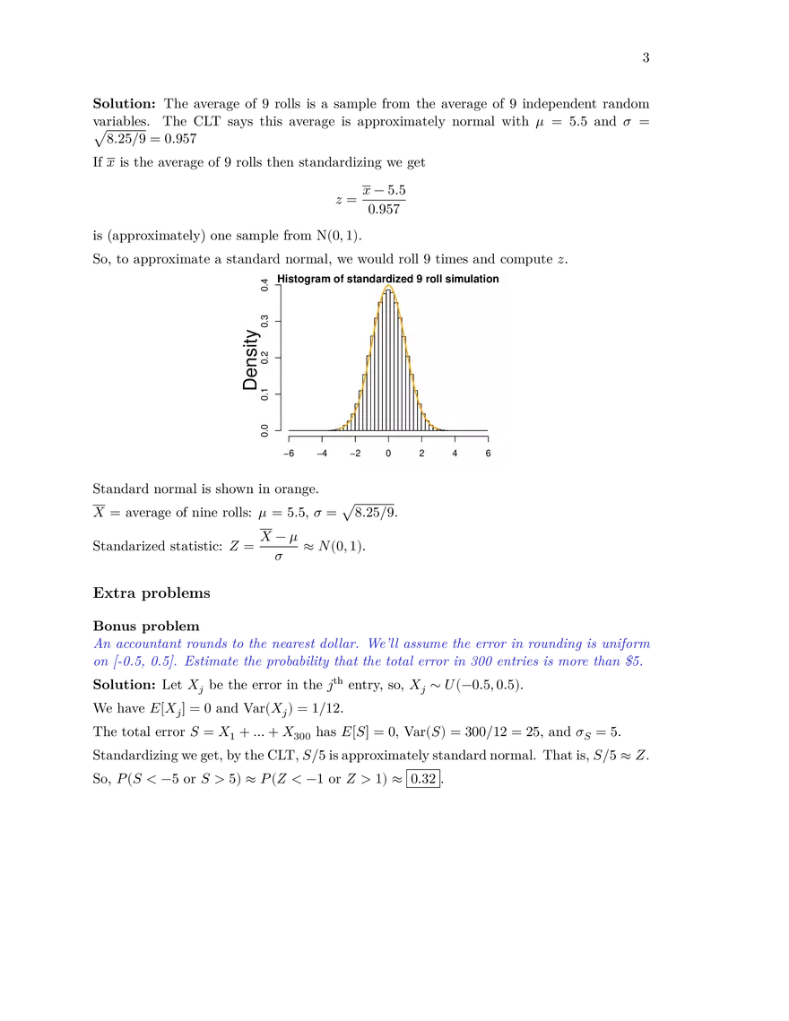 18.05 Introduction to Probability and Statistics, Class 6b: Problem Solutions - Page 3