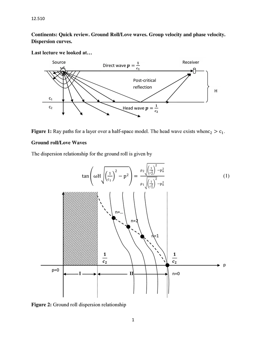 Traveltime Tomography - Page 1