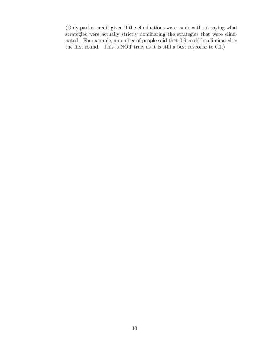14.12 Economic Applications of Game Theory, Midterm 1 (Solutions) - Page 13
