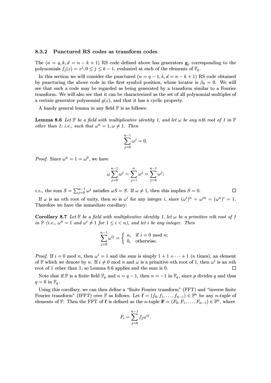 Reed-Solomon Codes - Page 11