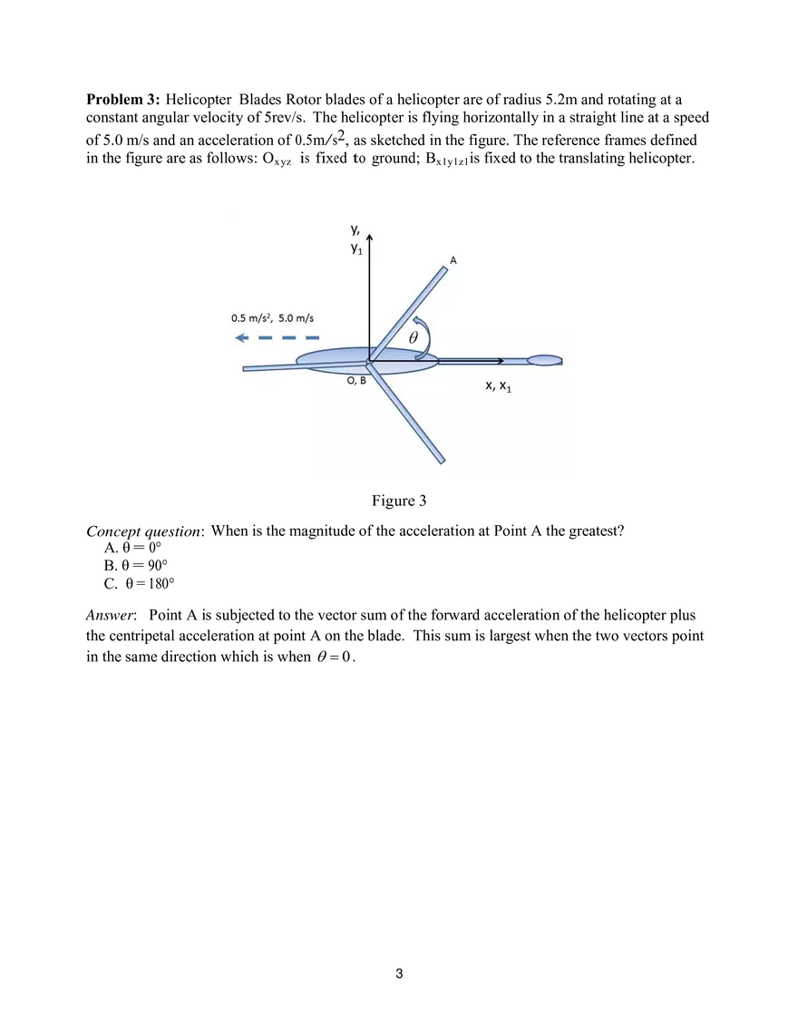 2.003 Engineering Dynamics: Problem Set 2 Concept Question Answer Key - Page 3