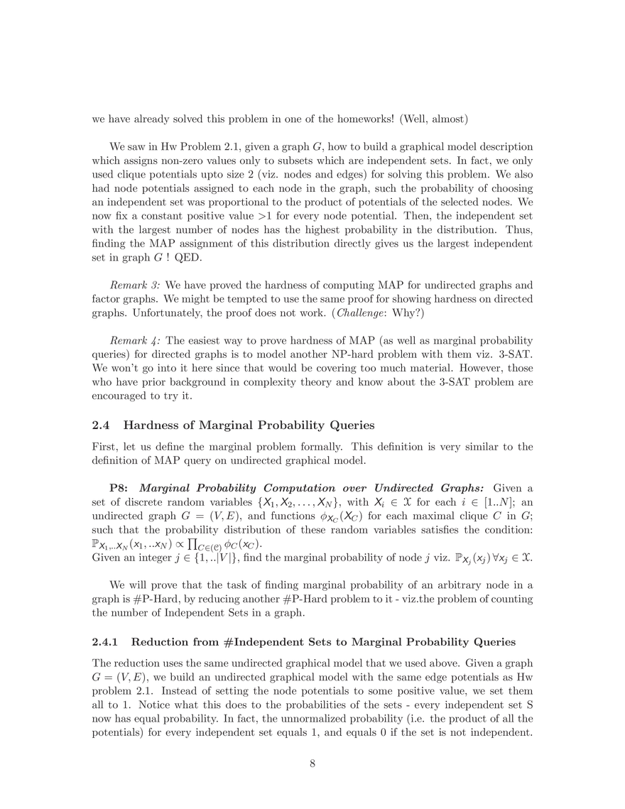 Recitation-6: Hardness of Inference - Page 8