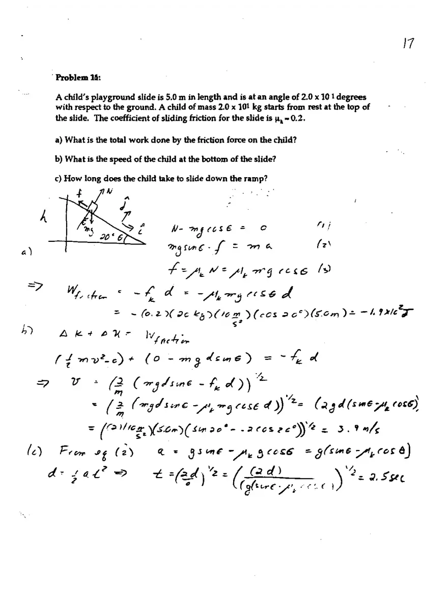 8.01X Practice Final Exam (Solutions) - Page 10