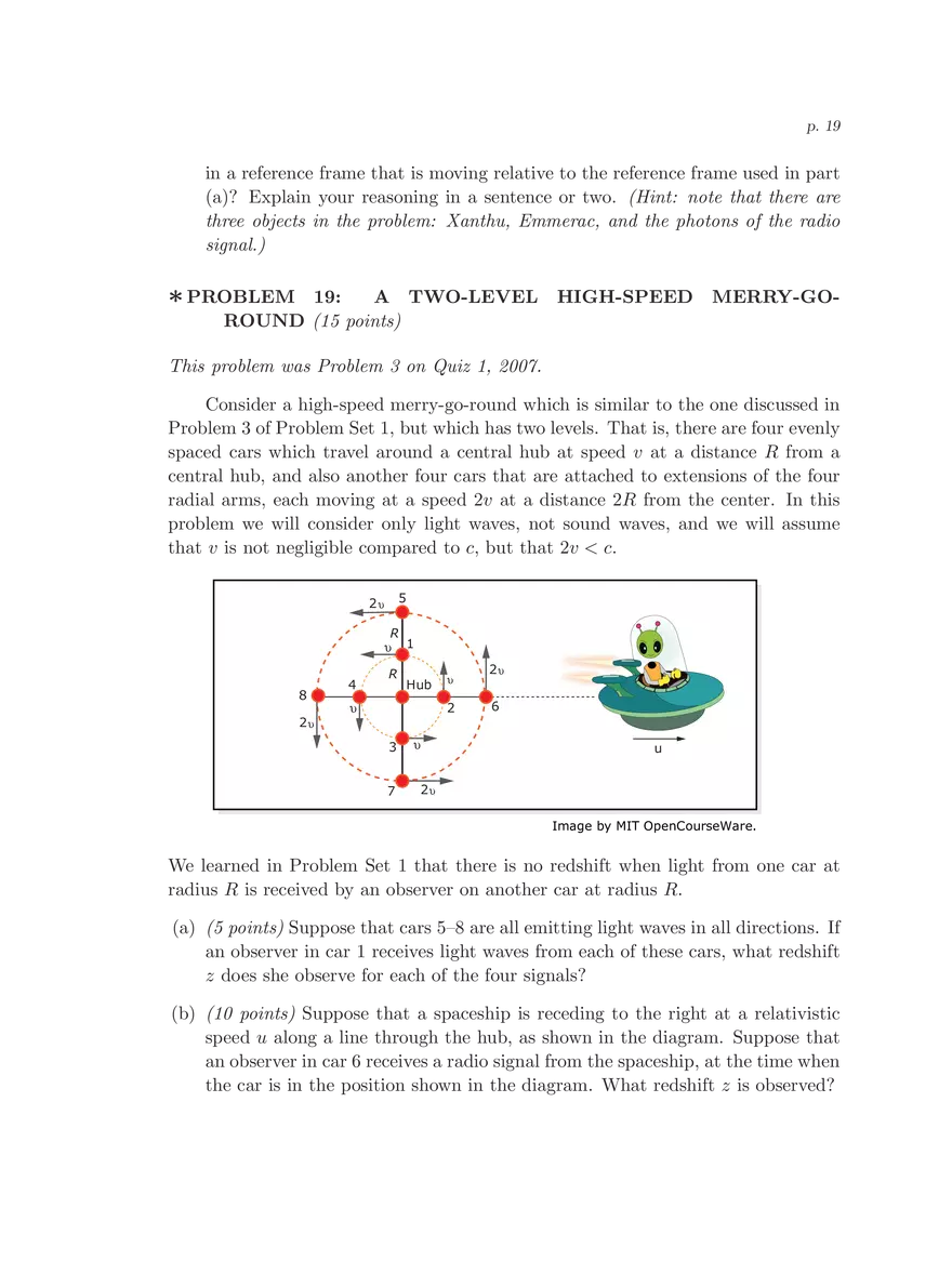 8.286 The Early Universe, Review Problems for Quiz I - Page 11
