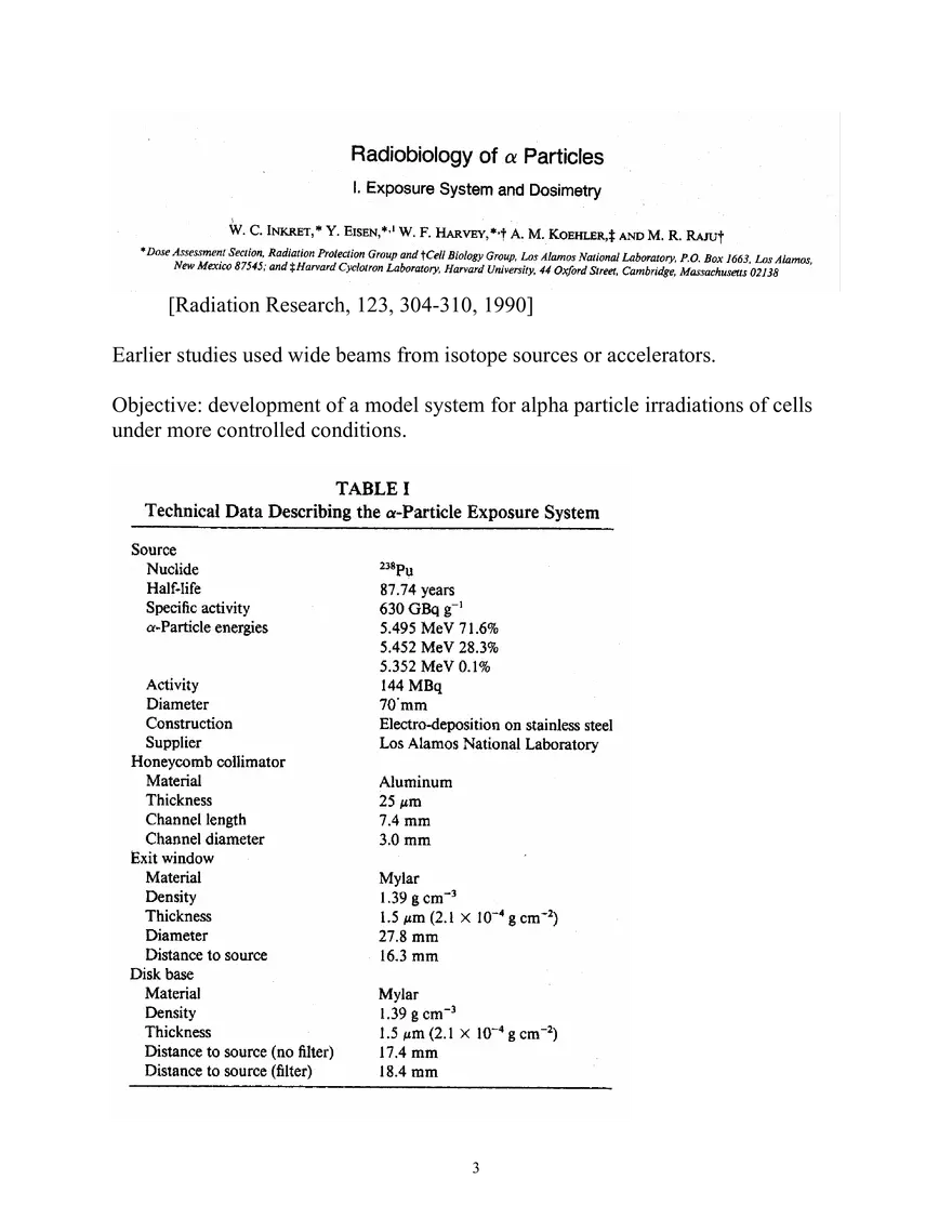Alpha Particles/Bystander Effect - Page 13