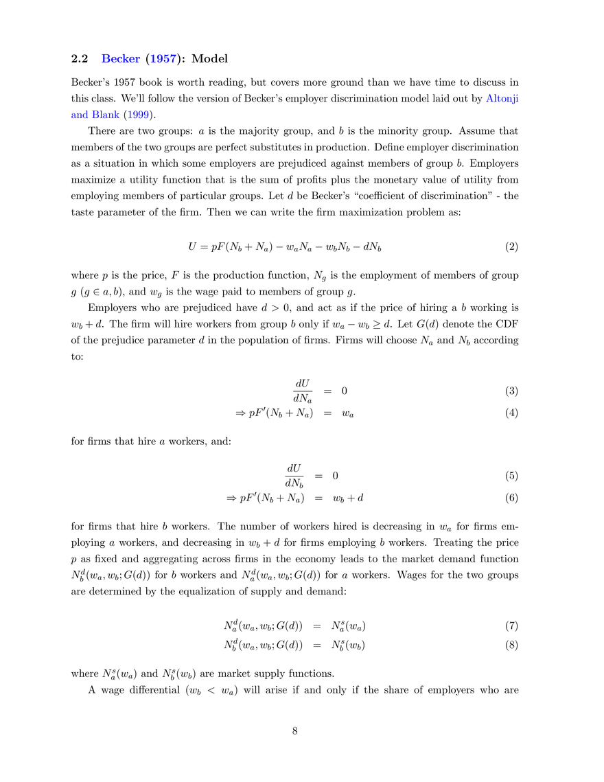 Discrimination: Theory - Page 15