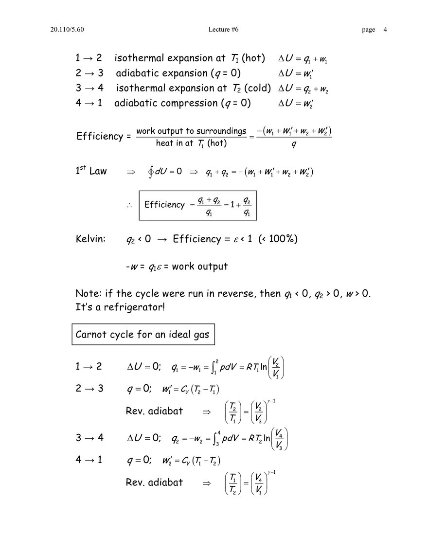 2nd Law; Entropy (Boltzmann and Clausius) - Page 4