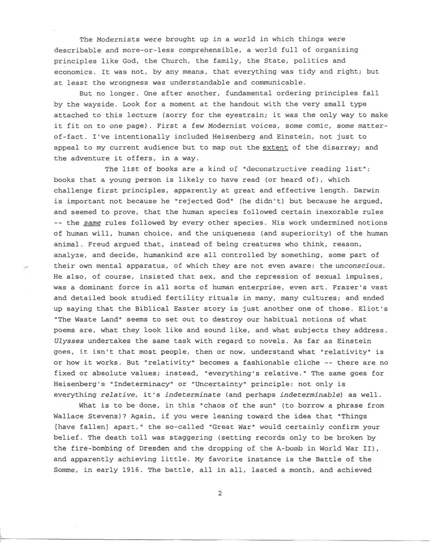 Some Mutterings on Modernism - Page 2
