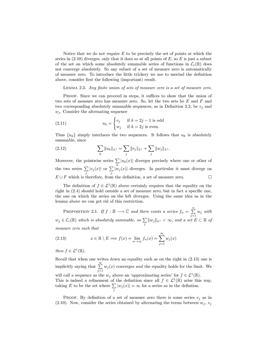 The Lebesgue Integral - Page 22