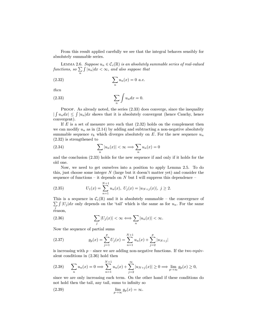 The Lebesgue Integral - Page 27