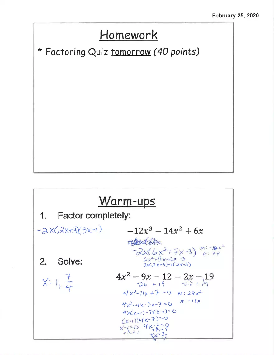 Quiz Review 2020 - Page 1
