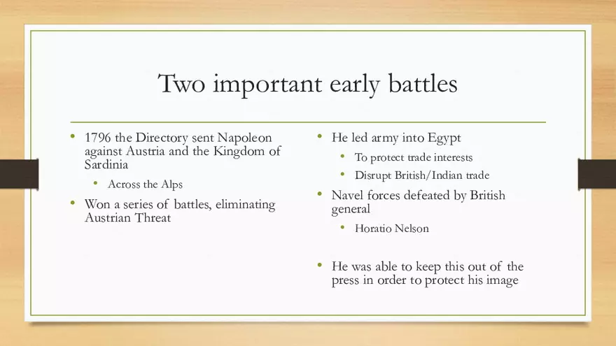 The Rise & Fall of Napoleon - Page 13