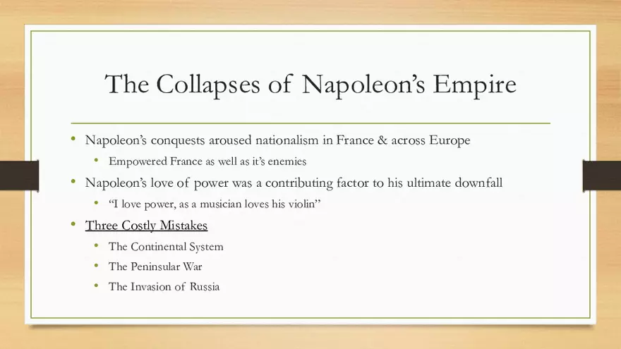 The Rise & Fall of Napoleon - Page 15