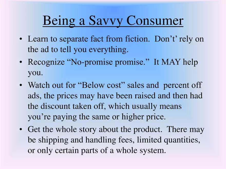 Consumer Skills - Page 8