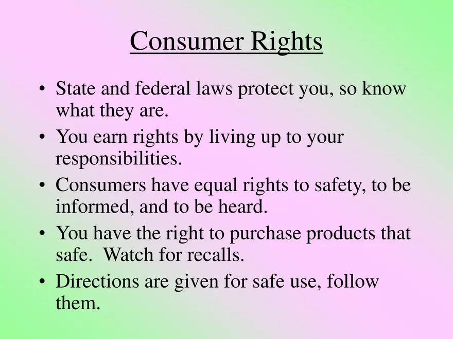 Consumer Skills - Page 9