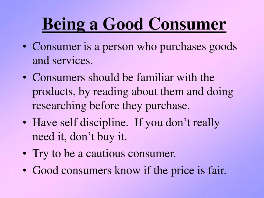 Consumer Skills - Page 2