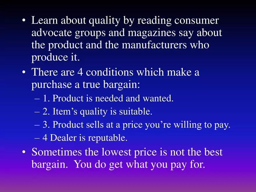 Consumer Skills - Page 4