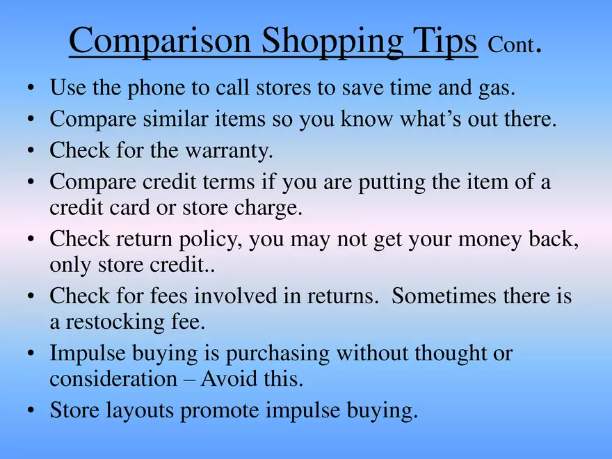 Consumer Skills - Page 6